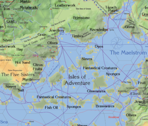 A map of the Isles in Winter which is hopefully helpful - but often not.